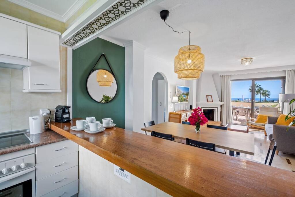 Amazing Apartment With Sea View & Big Terrace Mijas Exterior photo