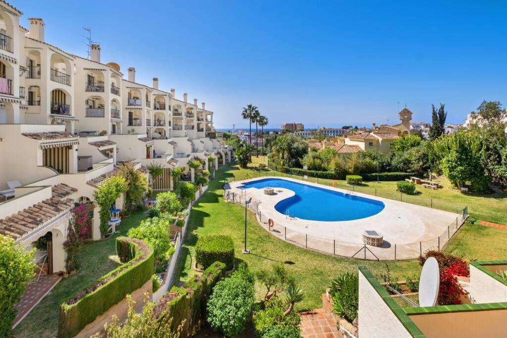 Amazing Apartment With Sea View & Big Terrace Mijas Exterior photo