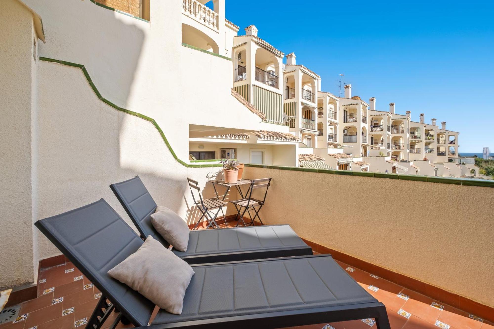 Amazing Apartment With Sea View & Big Terrace Mijas Exterior photo